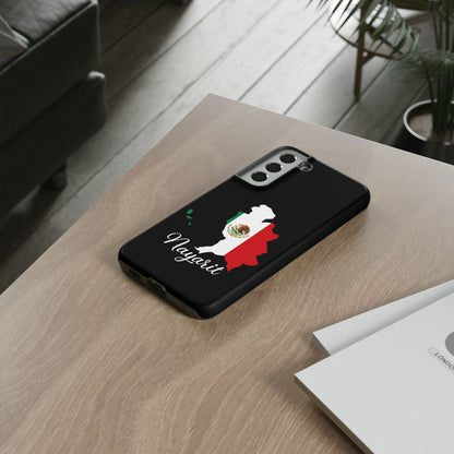 Nayarit Mexico Flag Map Phone Case | Mexican American Pride Tough Case for iPhone & Samsung