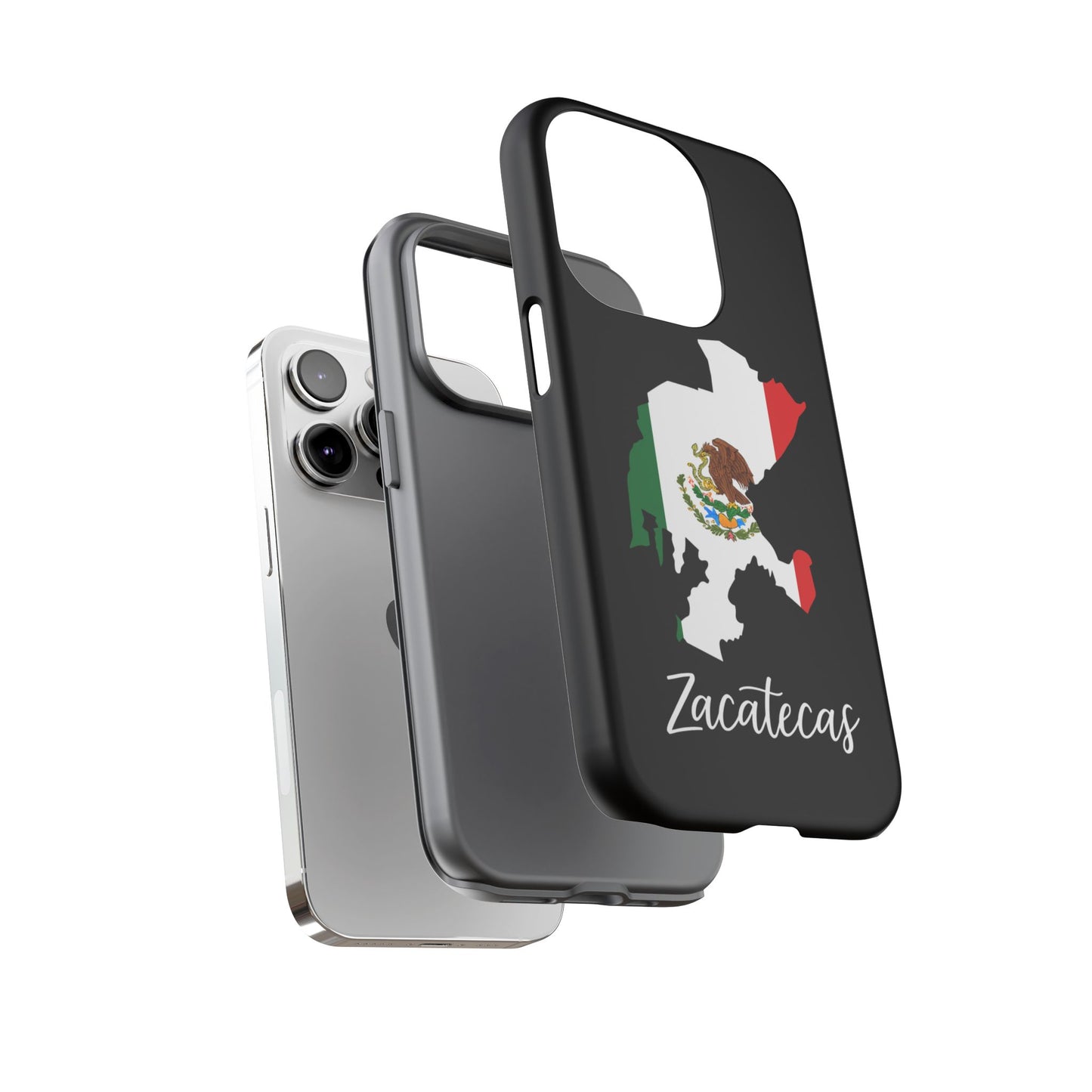 Zacatecas Mexico Flag Map Phone Case | Mexican American Pride Tough Case for iPhone & Samsung