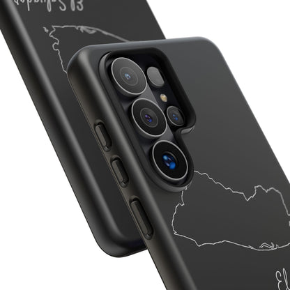 El Salvador Outline Phone Case – Minimal Country Map Tough Case (iPhone, Samsung, Pixel)