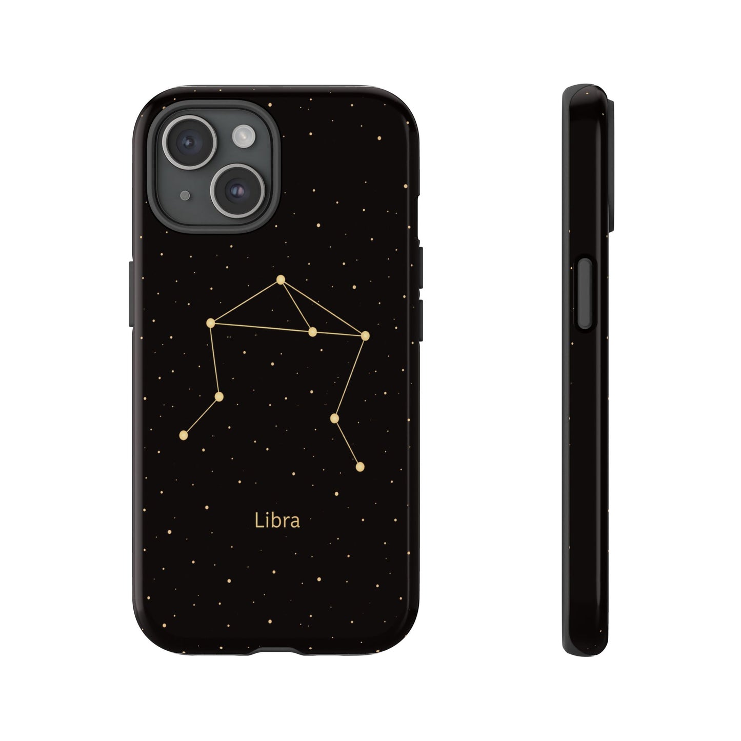 Libra Zodiac Constellation Phone Case – Luxe Gold Celestial Cover