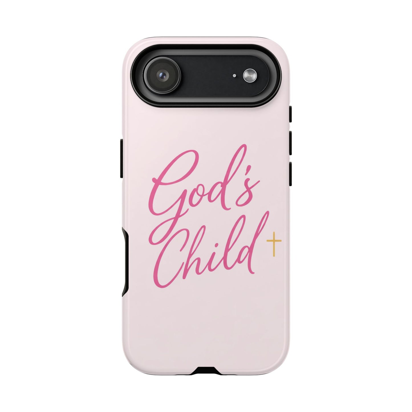 Gods Child Phone Case Christian Pink Aesthetic Tough iPhone Case