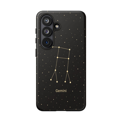 Gemini Zodiac Constellation Phone Case – Luxe Gold Celestial Cover