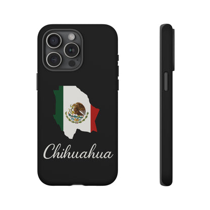 Chihuahua Mexico Flag Map Phone Case | Mexican American Pride Tough Case for iPhone & Samsung