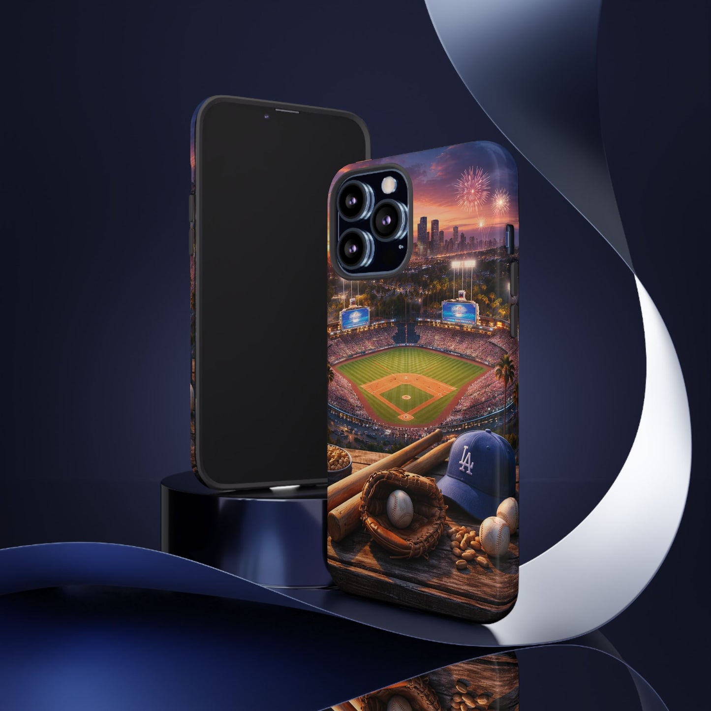 Baseball Sunset Stadium Phone Case LA Game Day Sports Aesthetic Case