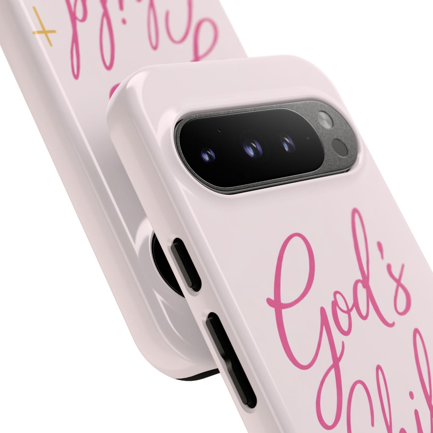 Gods Child Phone Case Christian Pink Aesthetic Tough iPhone Case