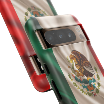 Mexico Flag Phone Case | Mexican Pride iPhone & Samsung Case | Tricolor Aesthetic Tough Protective Cover