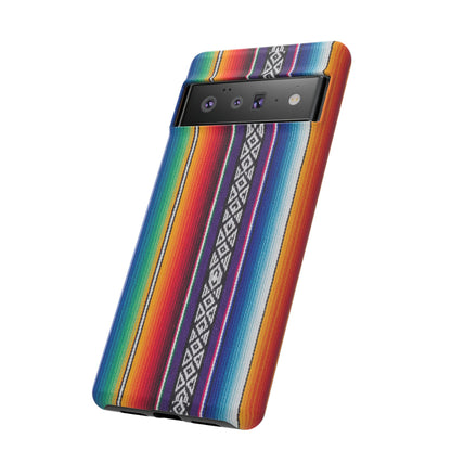 Serape Stripe Phone Case – Colorful Mexican Blanket Pattern Tough Case