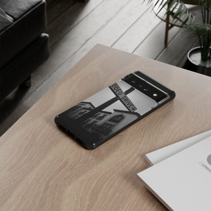 Rodeo Drive Phone Case | Los Angeles Aesthetic Black & White Photography | Luxury LA Street Tough Case for iPhone & Samsung