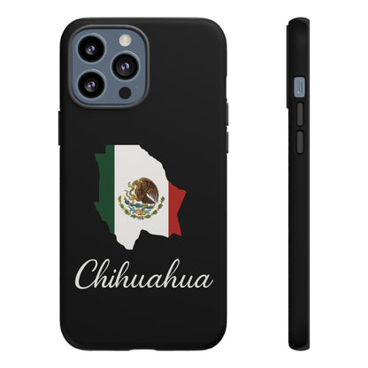 Chihuahua Mexico Flag Map Phone Case | Mexican American Pride Tough Case for iPhone & Samsung