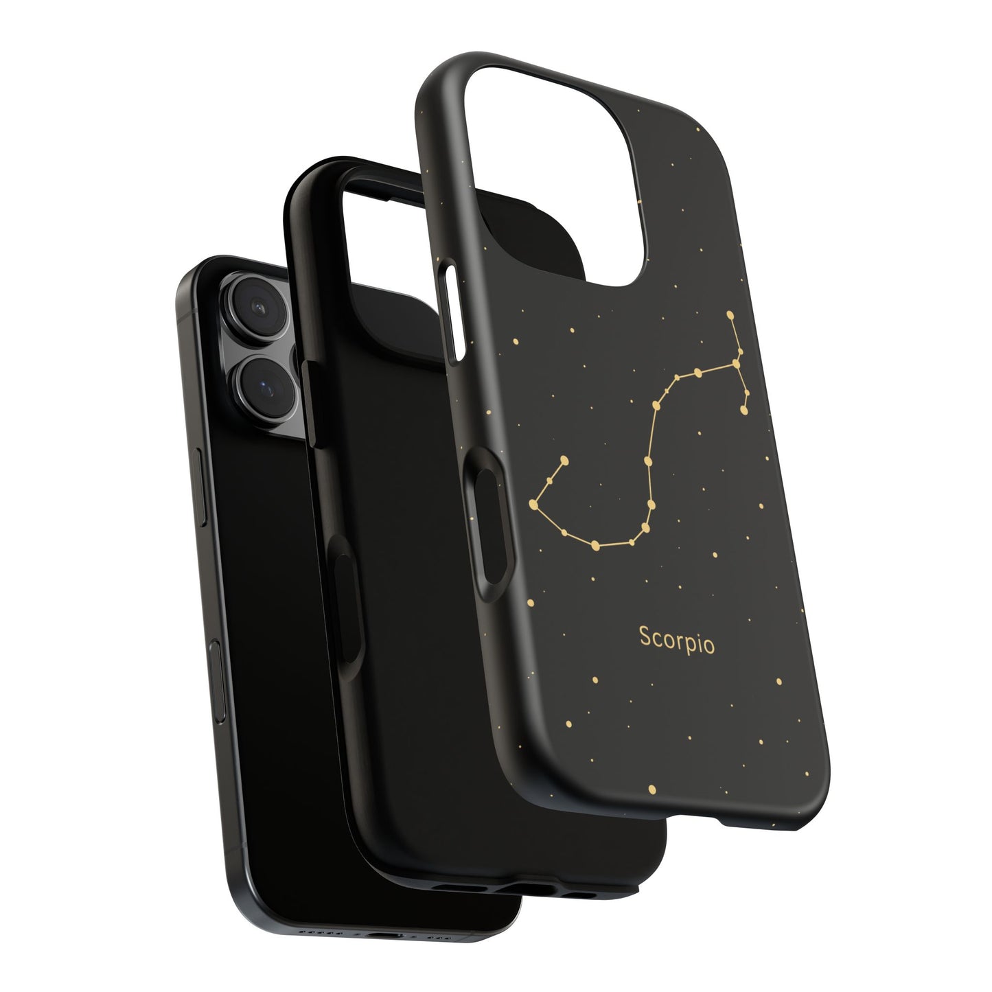 Scorpio Zodiac Constellation Phone Case – Luxe Gold Celestial Cover