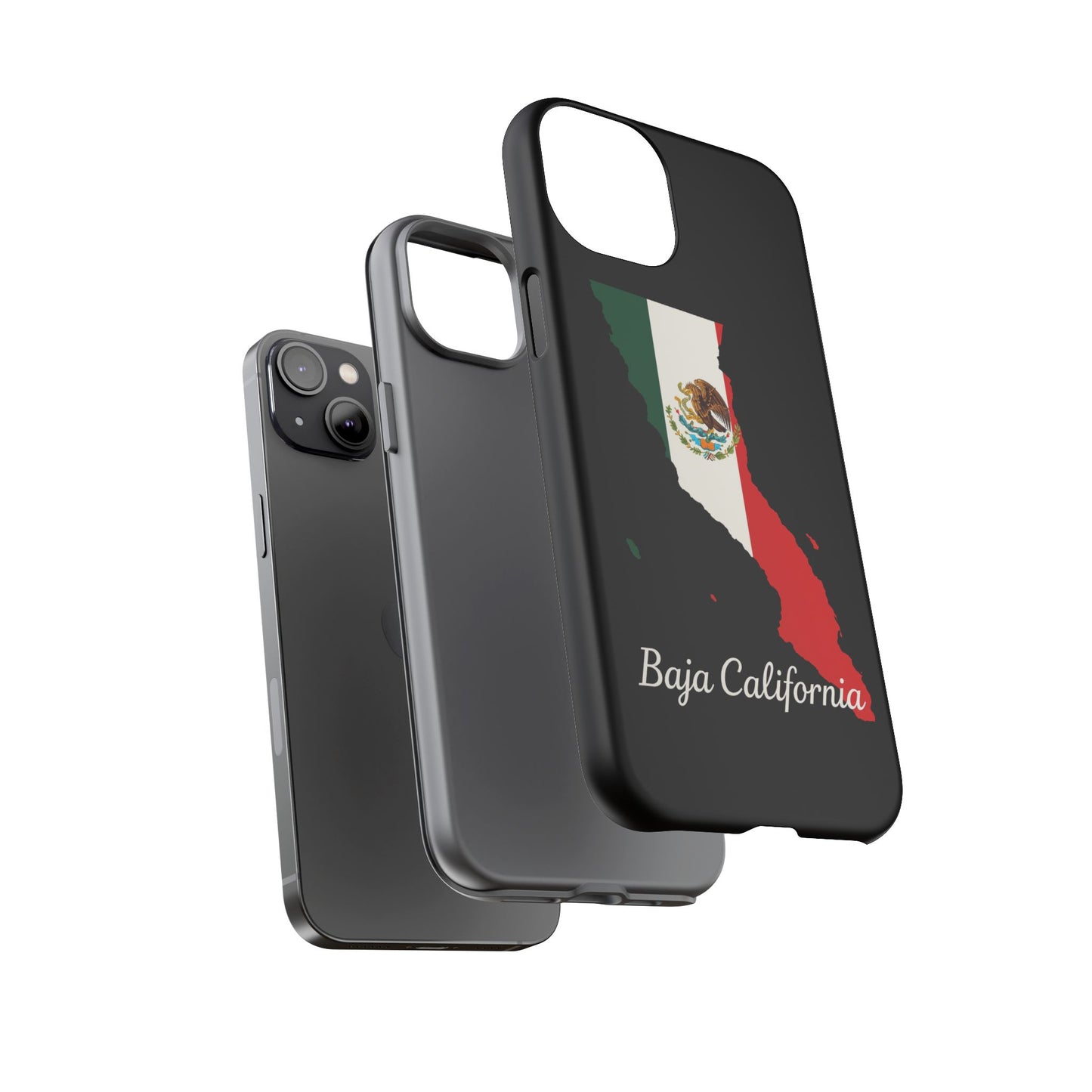 Baja California Mexico Flag Map Phone Case | Mexican American Pride Tough Case for iPhone & Samsung