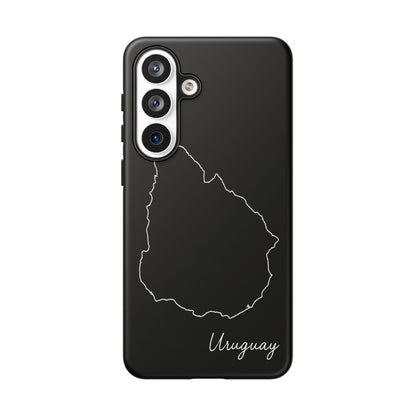 Uruguay Outline Phone Case – Minimal Country Map Tough Case (iPhone, Samsung, Pixel)