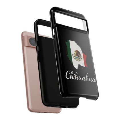 Chihuahua Mexico Flag Map Phone Case | Mexican American Pride Tough Case for iPhone & Samsung