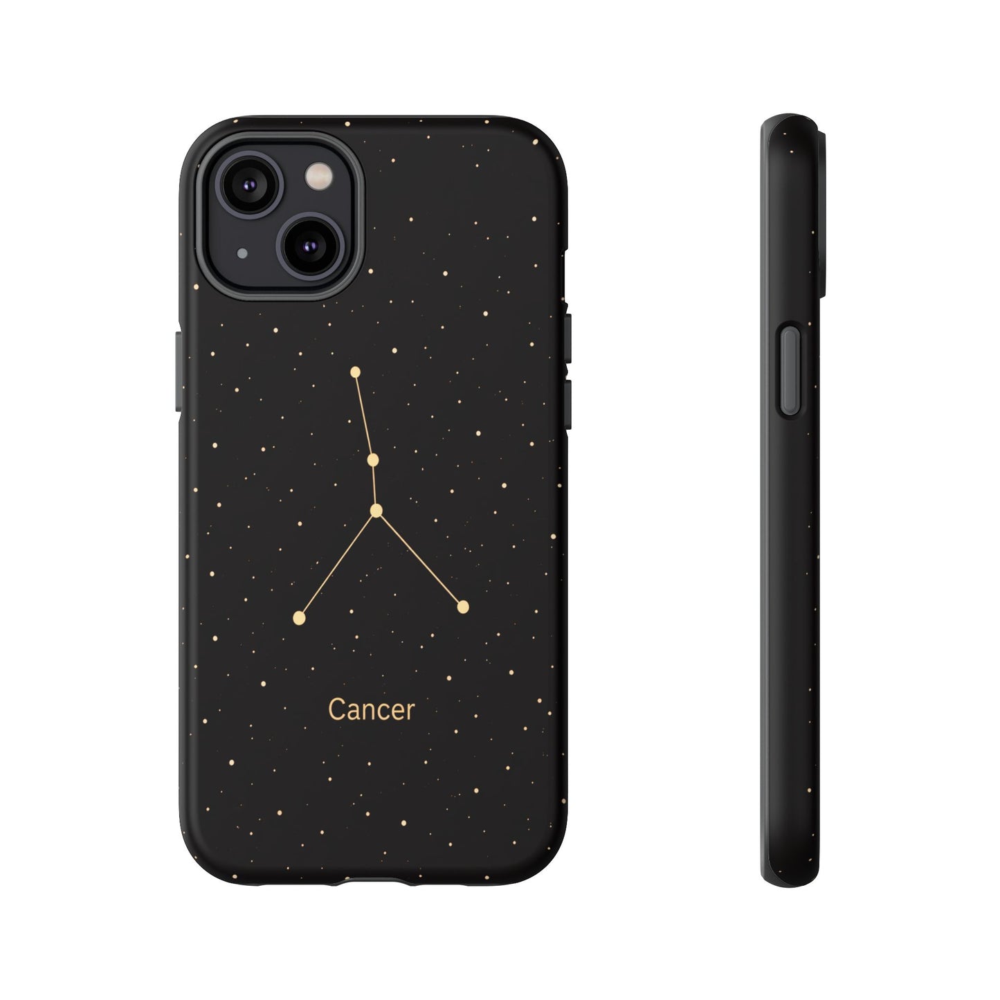 Cancer Zodiac Constellation Phone Case – Luxe Gold Celestial Cover