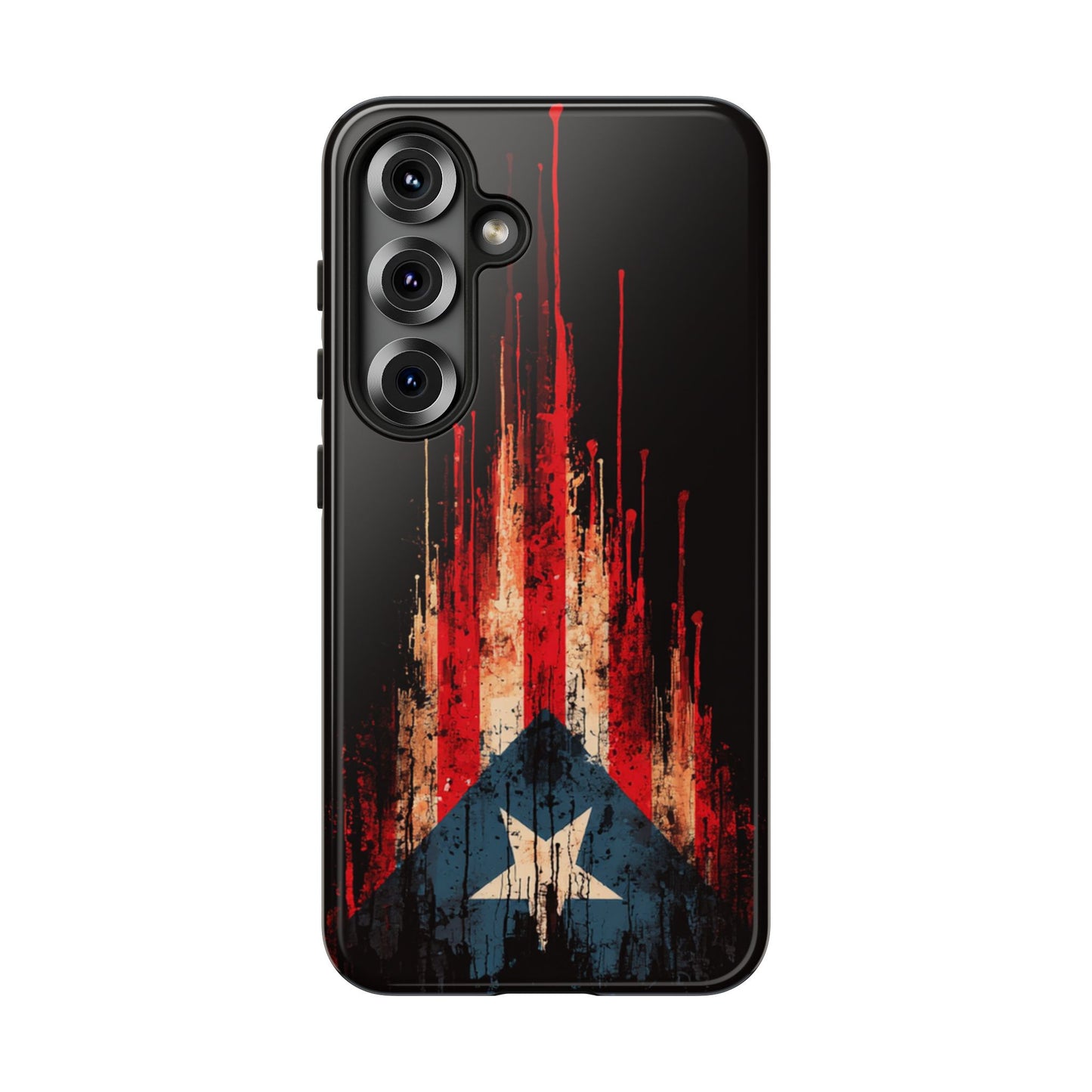 Puerto Rico Flag Phone Case | Distressed Puerto Rican Flag Tough Case | Boricua Pride Protective iPhone Samsung Cover