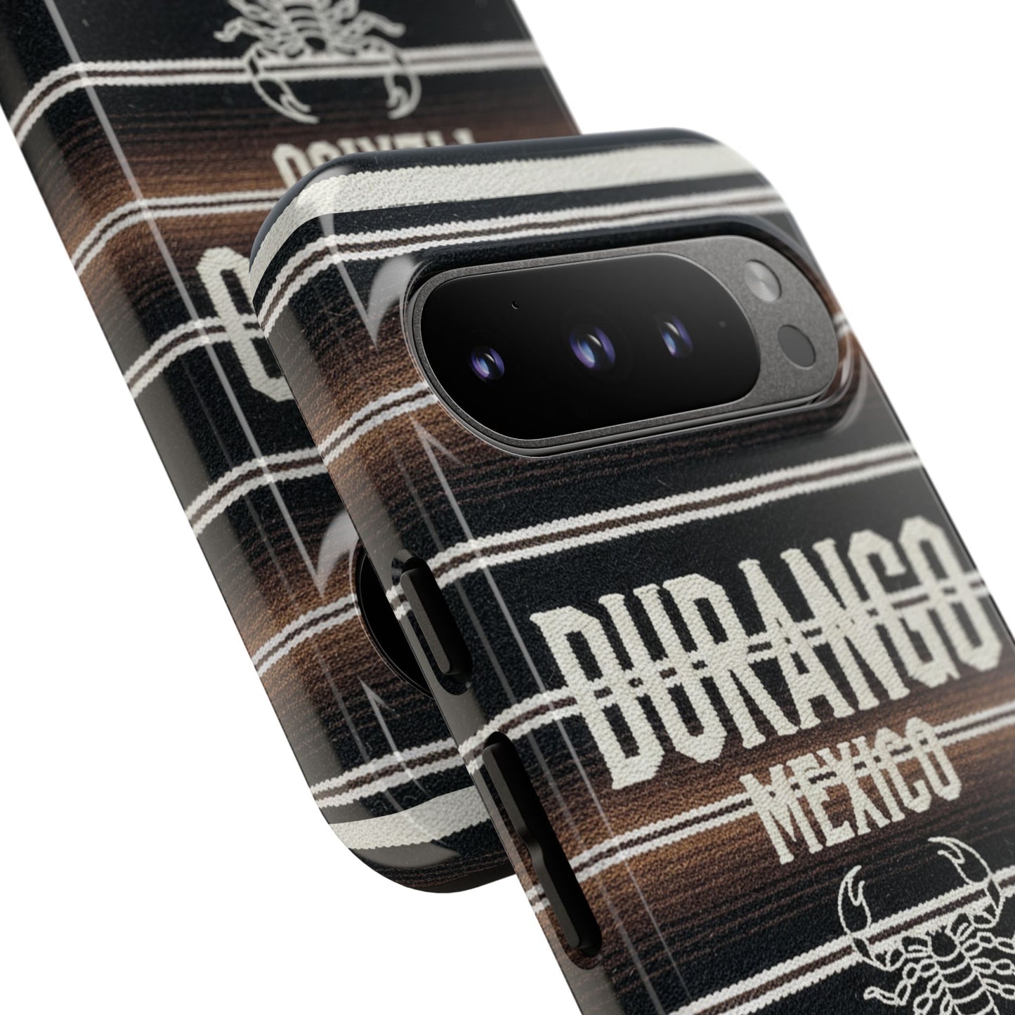 Durango Mexico Phone Case | Serape Scorpion Western Design | Mexican Heritage Tough Case for iPhone & Samsung