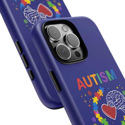 Autism Awareness Tough Case – "Love Connects All Pieces" Phone Case for Iphone, Samsung Galaxy and Pixel