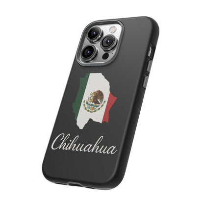 Chihuahua Mexico Flag Map Phone Case | Mexican American Pride Tough Case for iPhone & Samsung