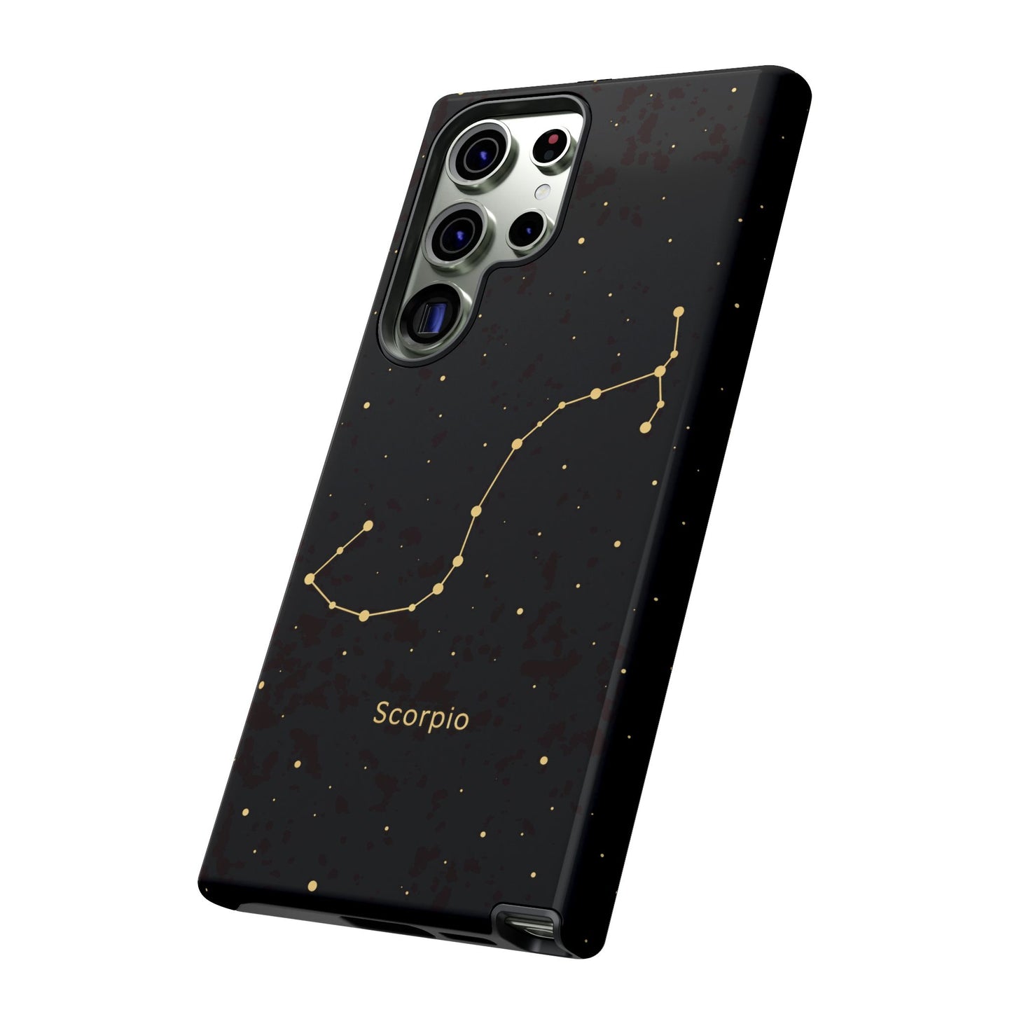 Scorpio Zodiac Constellation Phone Case – Luxe Gold Celestial Cover