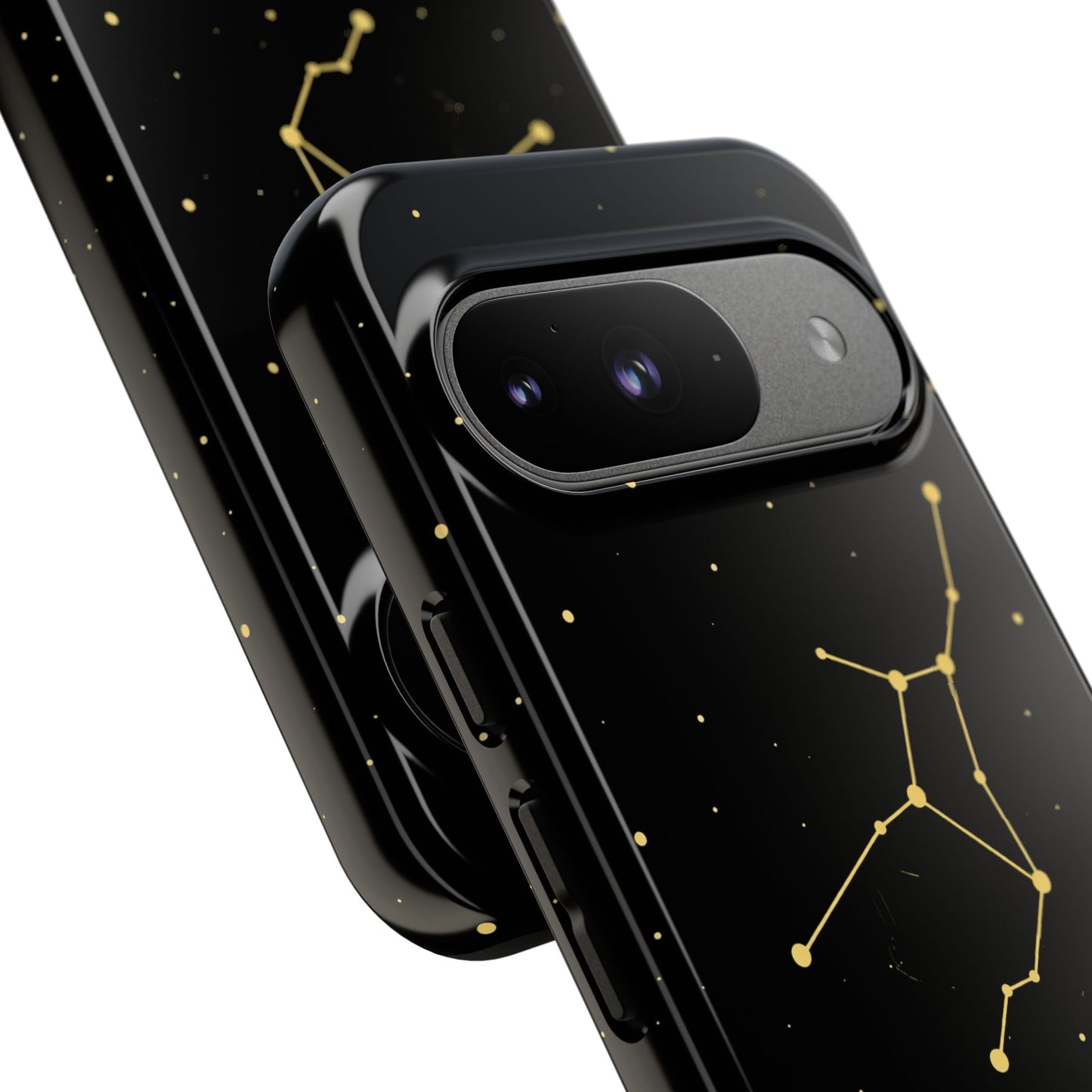 Virgo Zodiac Constellation Phone Case – Luxe Gold Celestial Cover