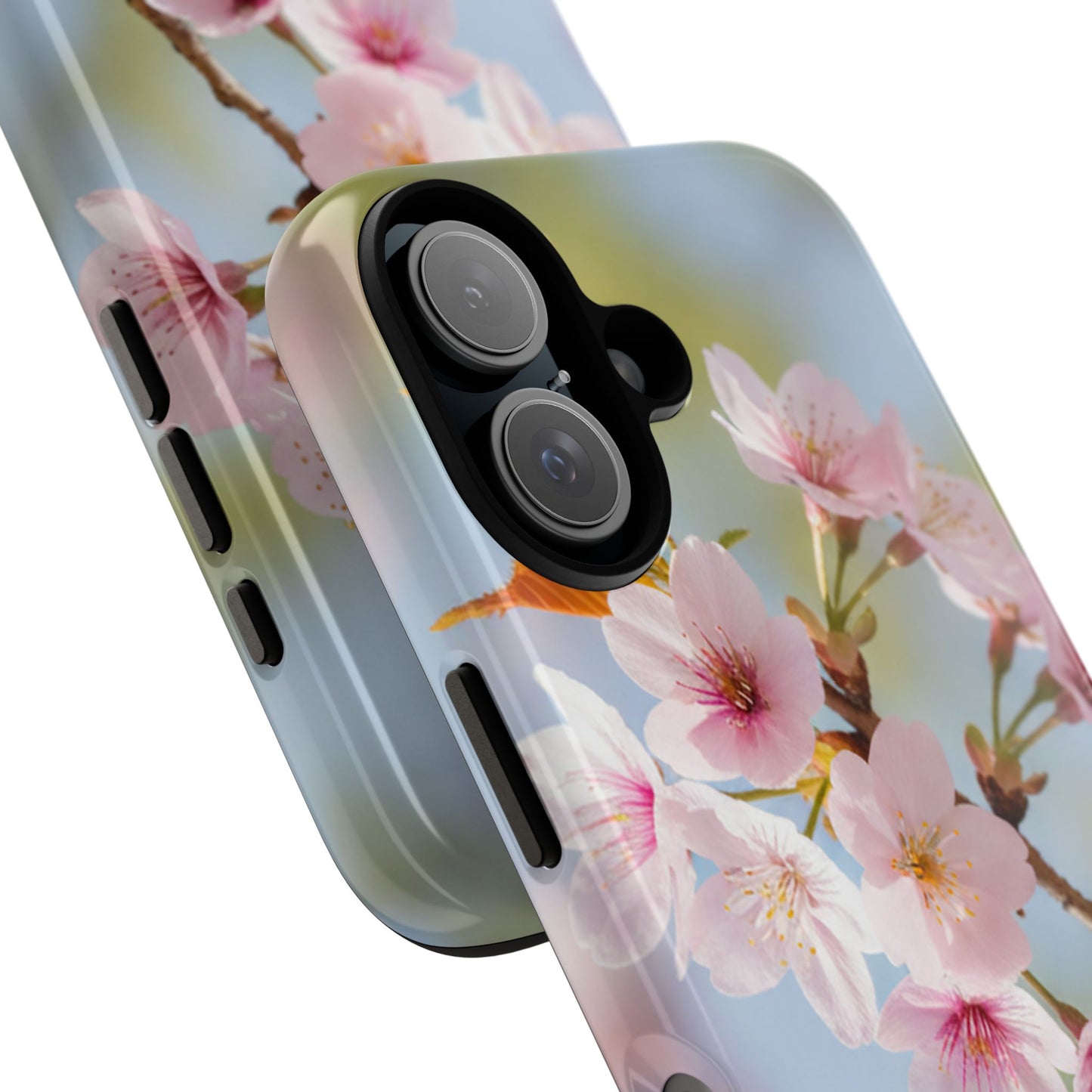 Cherry Blossom Phone Case – Pink Floral Tough Case (iPhone, Samsung Galaxy, Pixel)