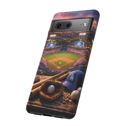 Baseball Sunset Stadium Phone Case LA Game Day Sports Aesthetic Case