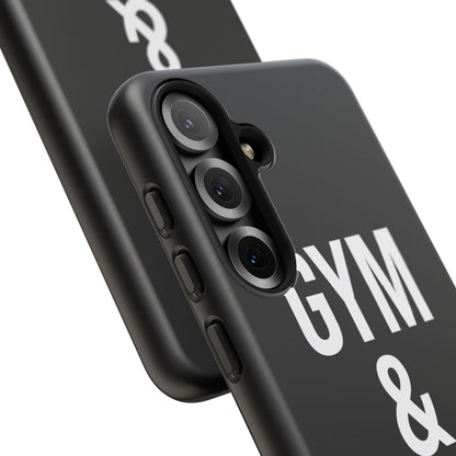 Gym & Jesus Phone Case Christian Faith Workout Gym Motivation Case