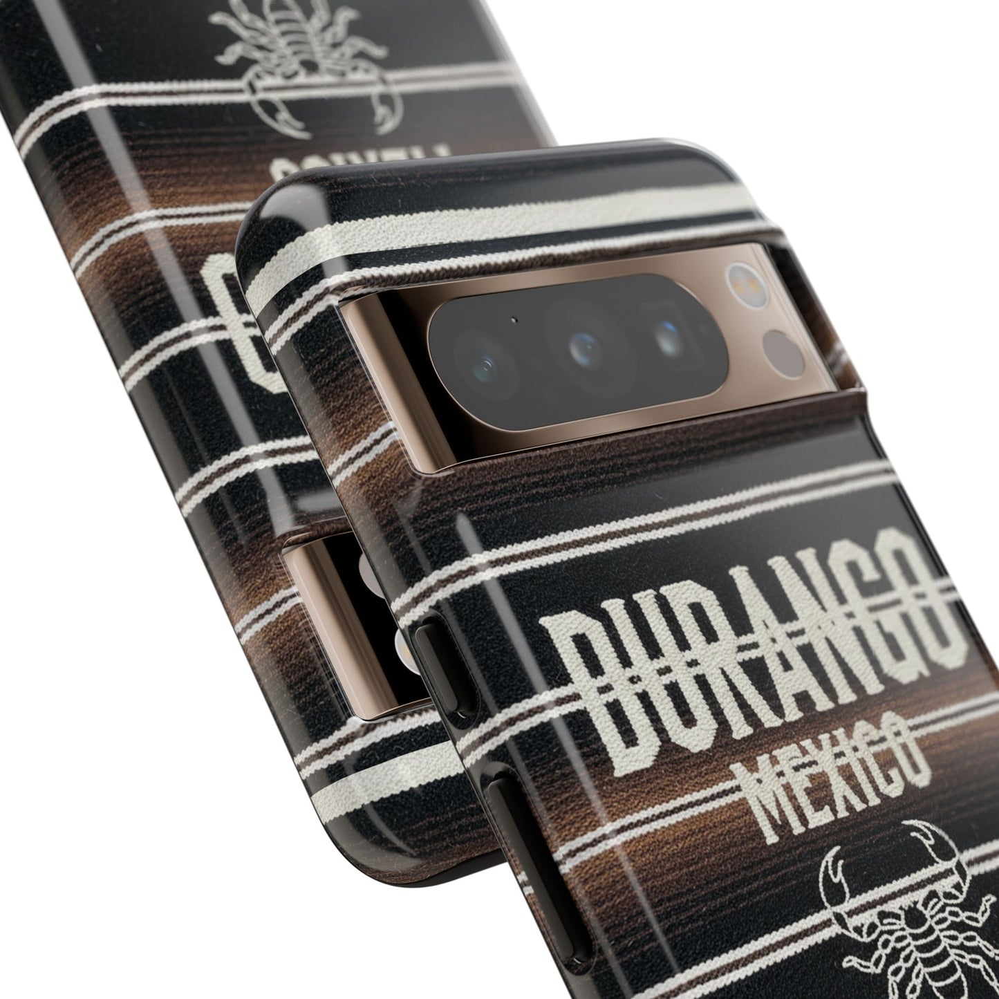 Durango Mexico Phone Case | Serape Scorpion Western Design | Mexican Heritage Tough Case for iPhone & Samsung