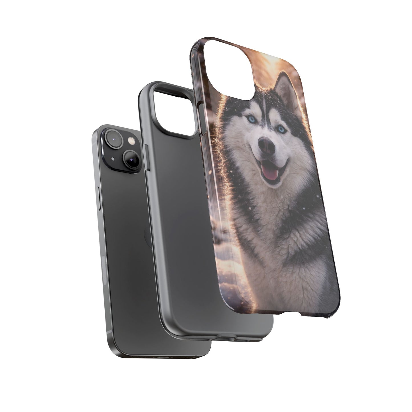 Siberian Husky Tough Phone Case | Blue Eyes Dog Cover Protective iPhone Case