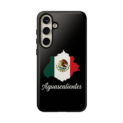 Aguascalientes Mexico Flag Map Phone Case | Mexican American Pride Tough Case for iPhone & Samsung
