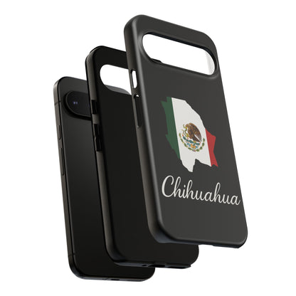 Chihuahua Mexico Flag Map Phone Case | Mexican American Pride Tough Case for iPhone & Samsung