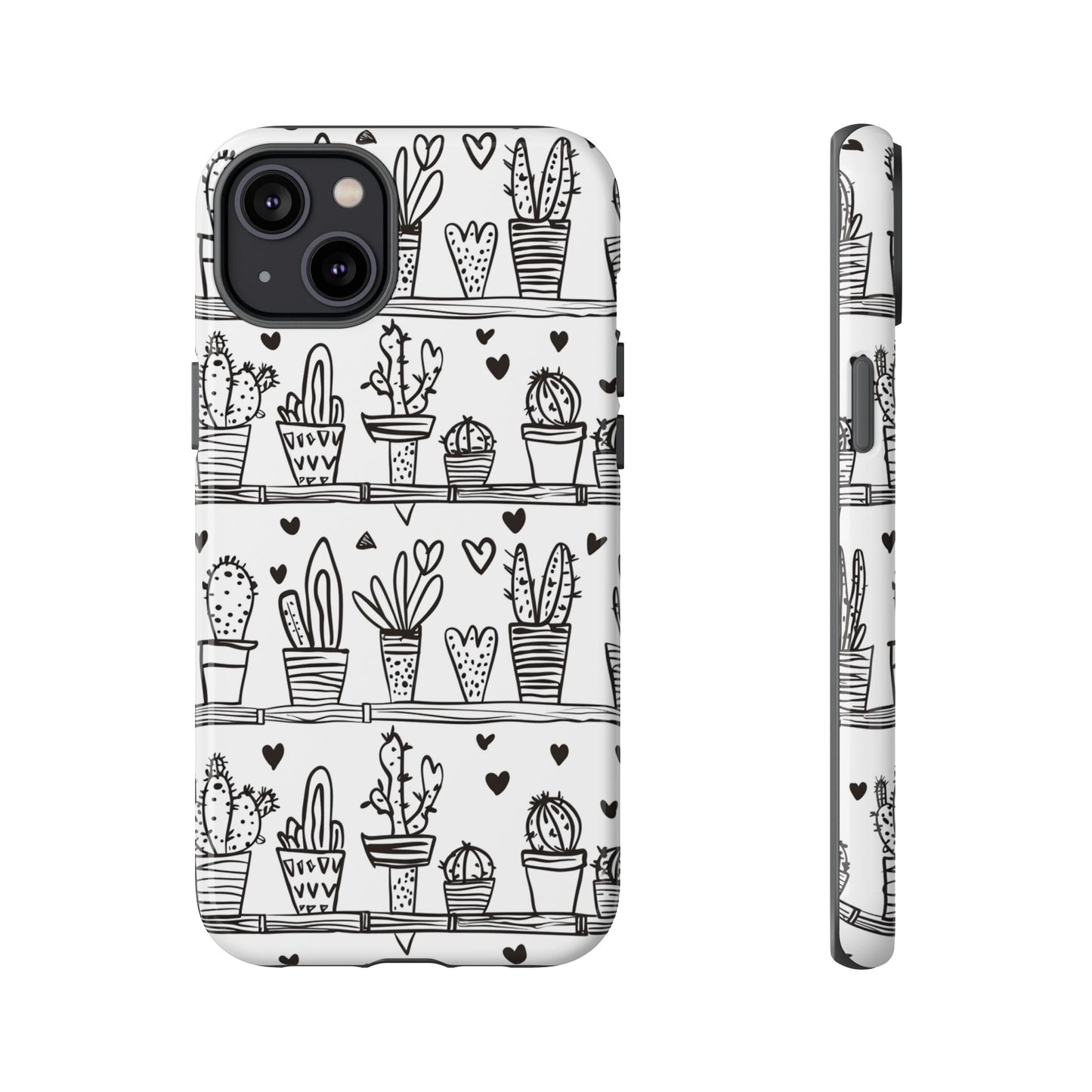 Cactus Succulent Phone Case Cute Plant Aesthetic iPhone Samsung Cover