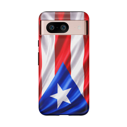 Puerto Rico Flag Phone Case | Boricua Pride Tough Case | Puerto Rican Flag Protective Cover for iPhone & Samsung