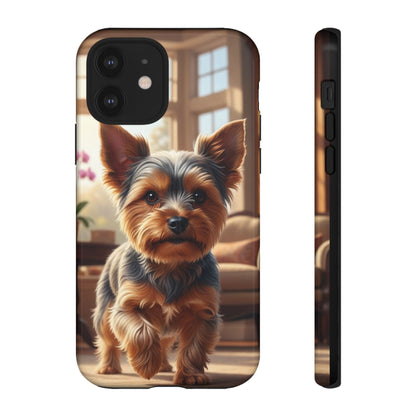 Yorkshire Terrier Phone Case – Cute Yorkie Puppy Tough Case (iPhone, Samsung, Pixel)