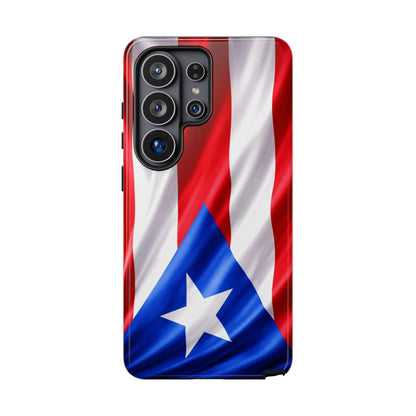 Puerto Rico Flag Phone Case | Boricua Pride Tough Case | Puerto Rican Flag Protective Cover for iPhone & Samsung