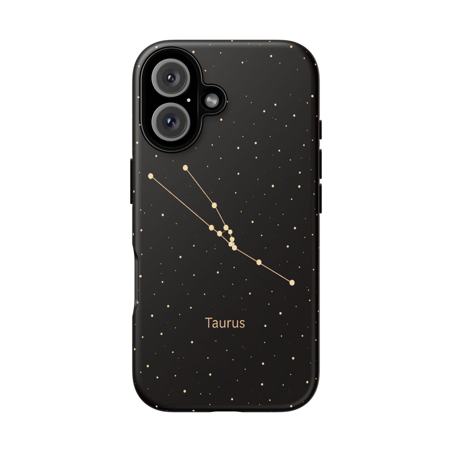 Taurus Zodiac Constellation Phone Case – Luxe Gold Celestial Cover