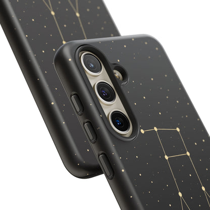 Gemini Zodiac Constellation Phone Case – Luxe Gold Celestial Cover