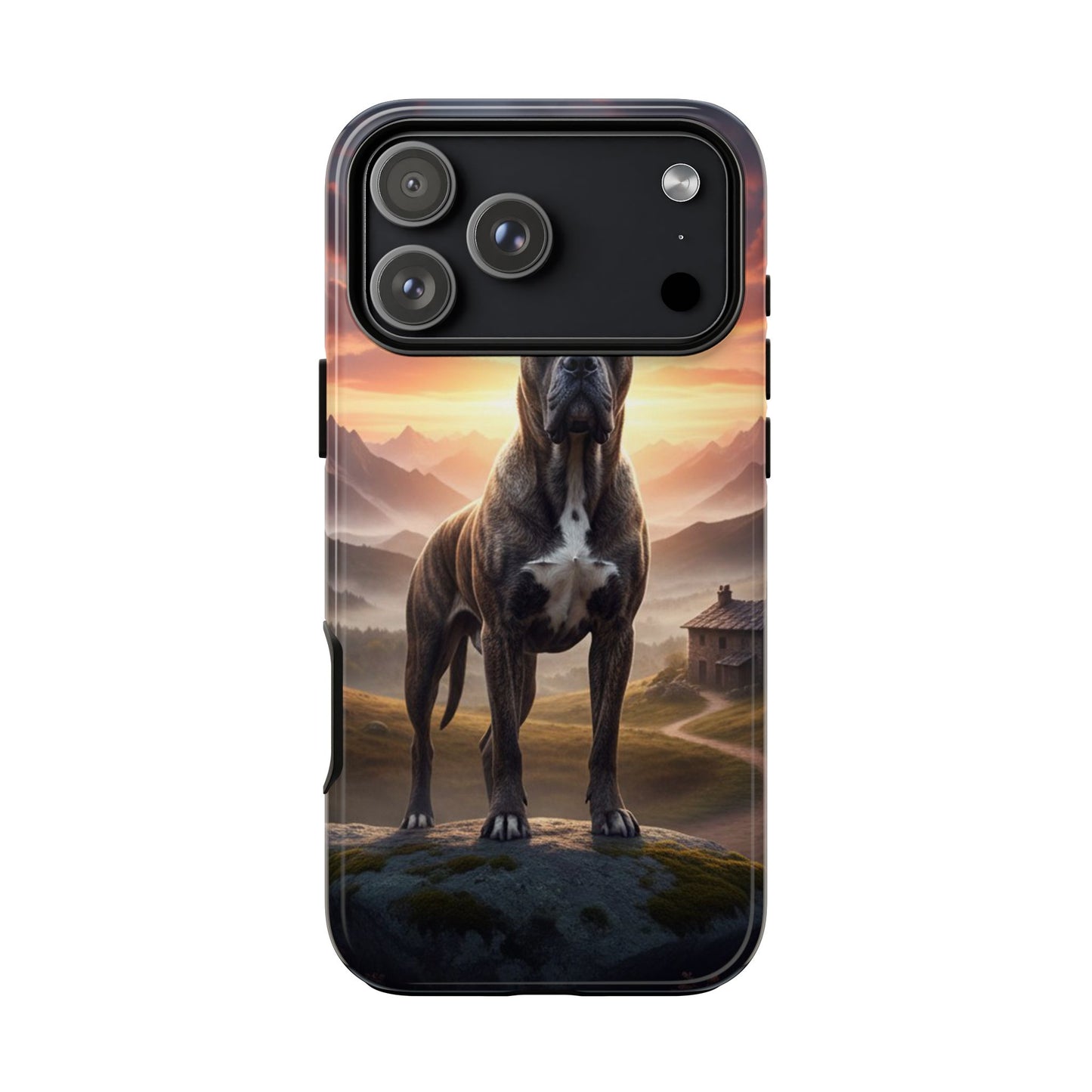 Cane Corso Phone Case – Guard Dog Sunset Tough Case (iPhone, Samsung, Pixel) | Dog Lover Gift