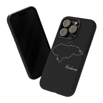 Honduras Outline Phone Case – Minimal Country Map Tough Case (iPhone, Samsung, Pixel)