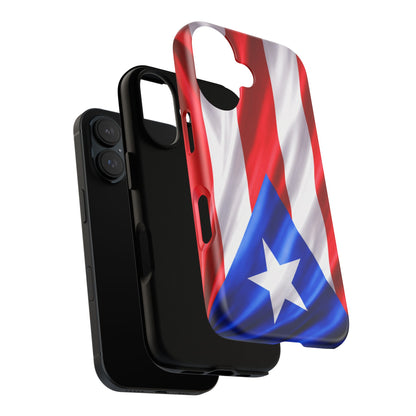 Puerto Rico Flag Phone Case | Boricua Pride Tough Case | Puerto Rican Flag Protective Cover for iPhone & Samsung