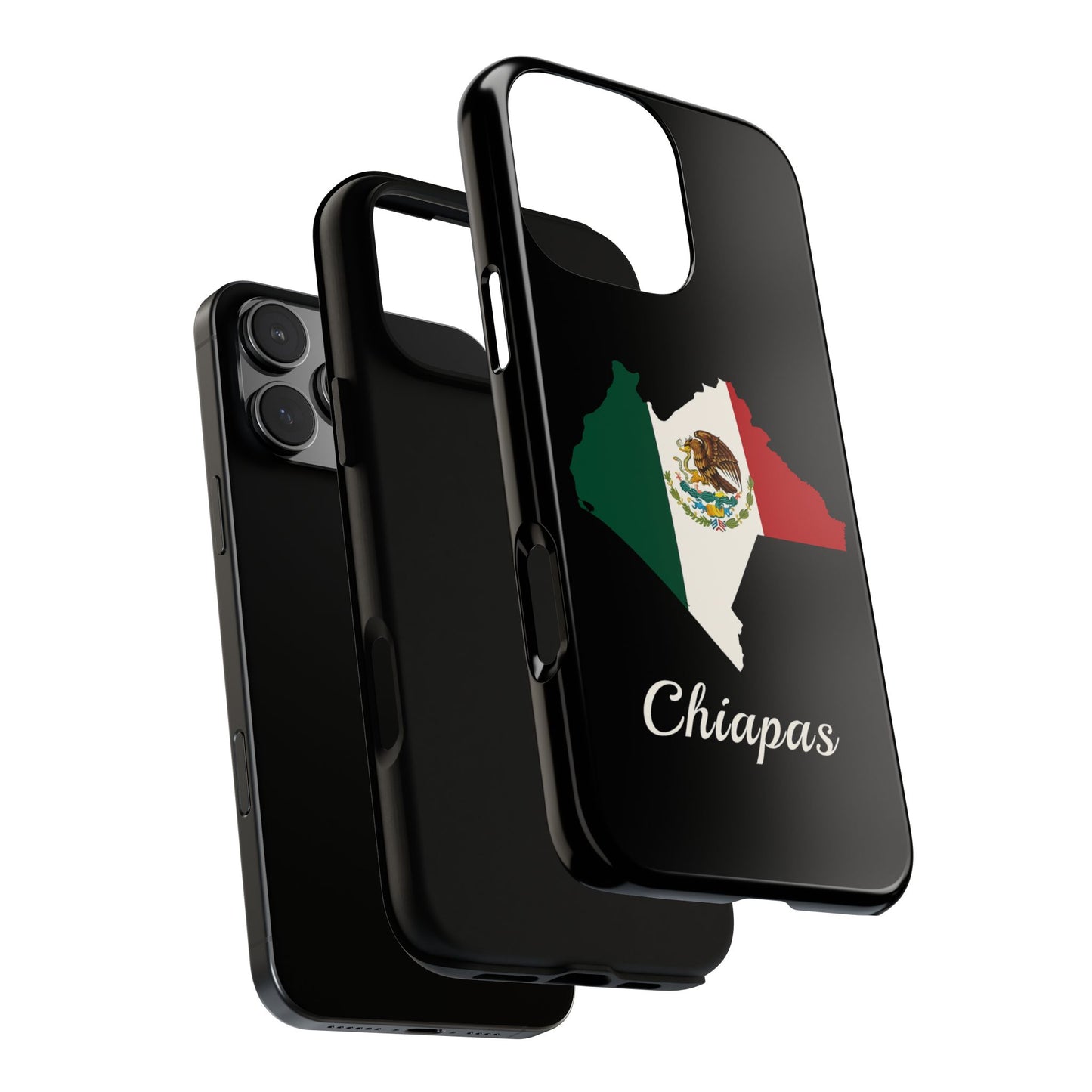 Chiapas Mexico Flag Map Phone Case | Mexican American Pride Tough Case for iPhone & Samsung