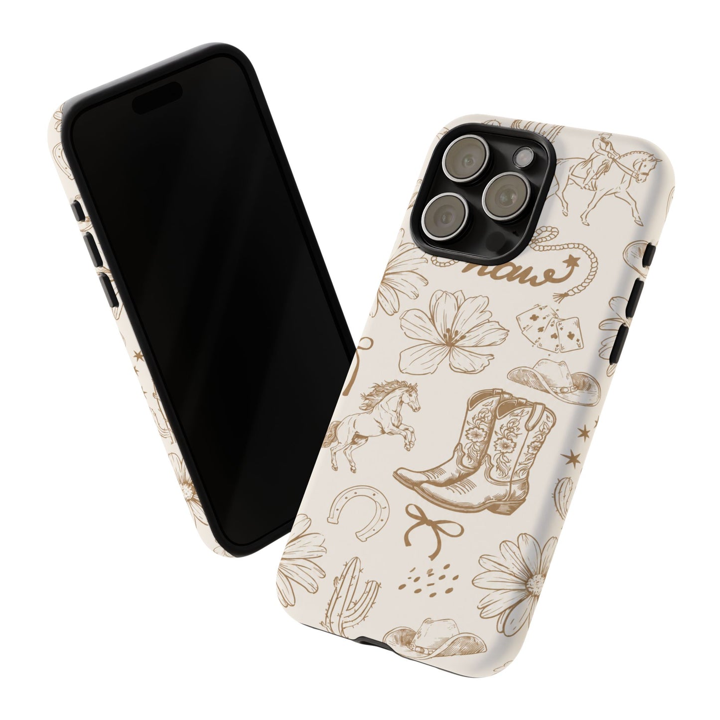 Western Cowgirl Phone Case for iPhone Samsung Galaxy Pixel Tough Case