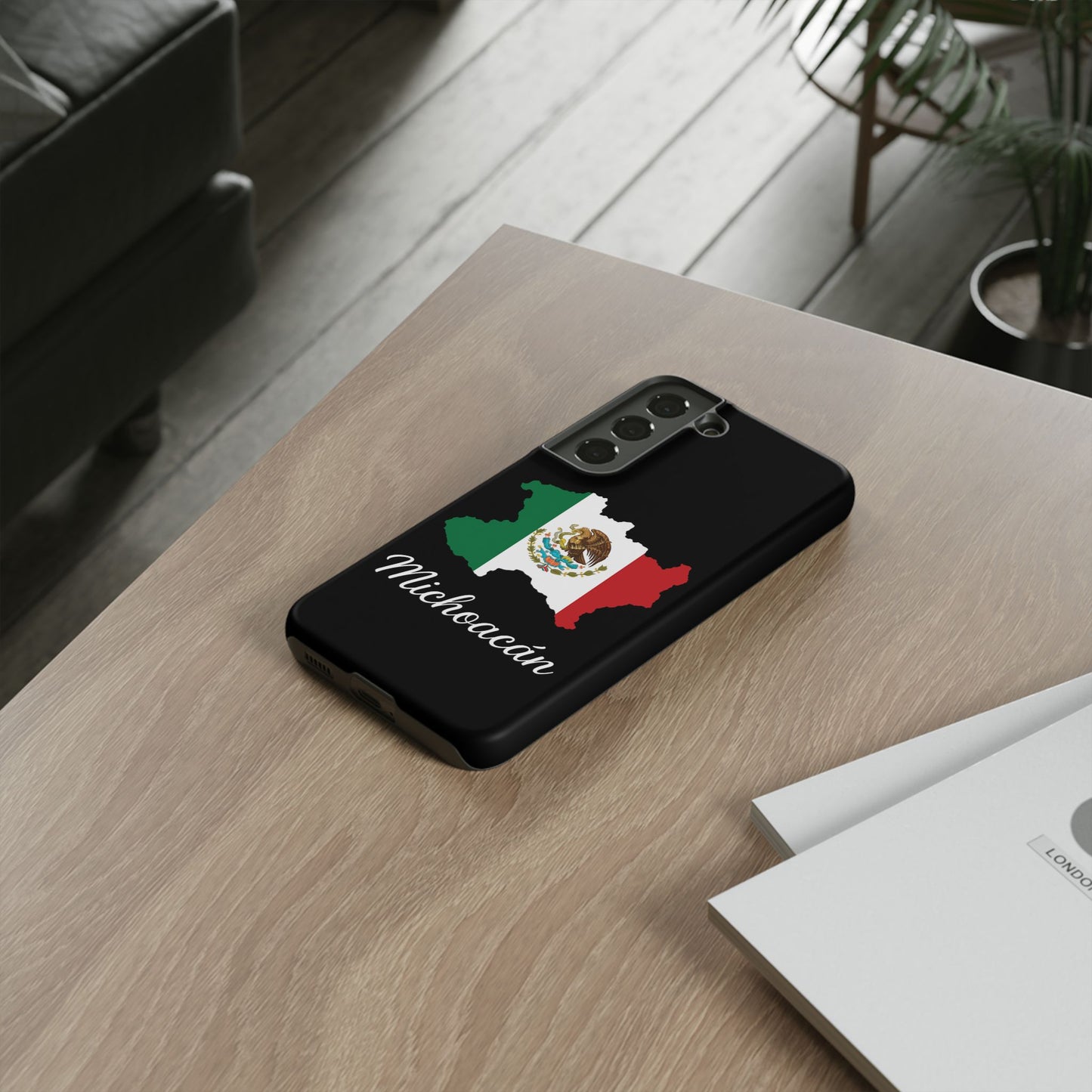 Michoacán Mexico Flag Map Phone Case | Mexican American Pride Tough Case for iPhone & Samsung