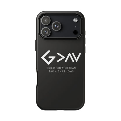 God Is Greater Than The Highs & Lows G>∧∨ Christian Phone Case