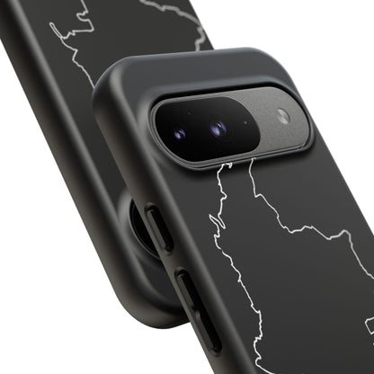Colombia Outline Phone Case – Minimal Country Map Tough Case (iPhone, Samsung, Pixel)