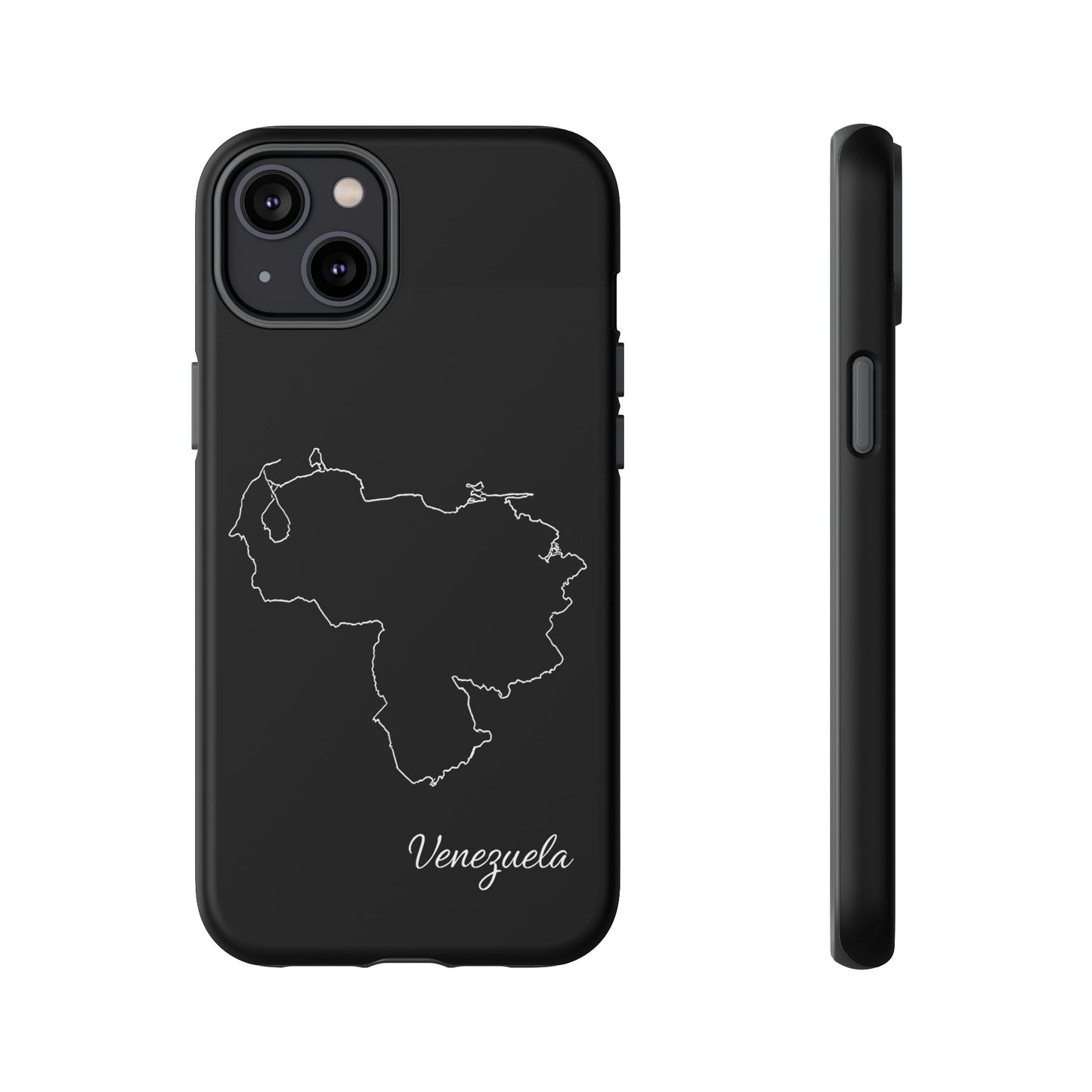 Venezuela Outline Phone Case – Minimal Country Map Tough Case (iPhone, Samsung, Pixel)