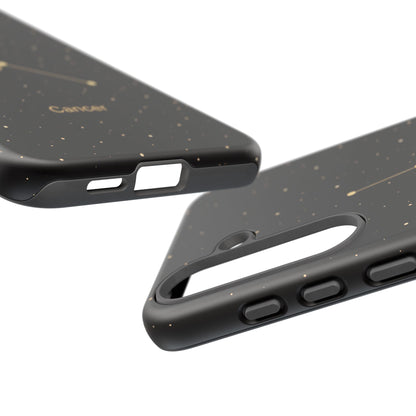 Cancer Zodiac Constellation Phone Case – Luxe Gold Celestial Cover
