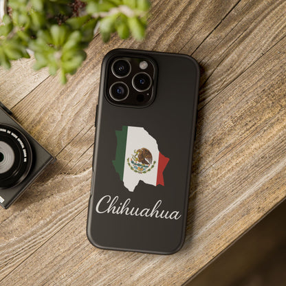 Chihuahua Mexico Flag Map Phone Case | Mexican American Pride Tough Case for iPhone & Samsung