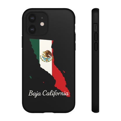 Baja California Mexico Flag Map Phone Case | Mexican American Pride Tough Case for iPhone & Samsung