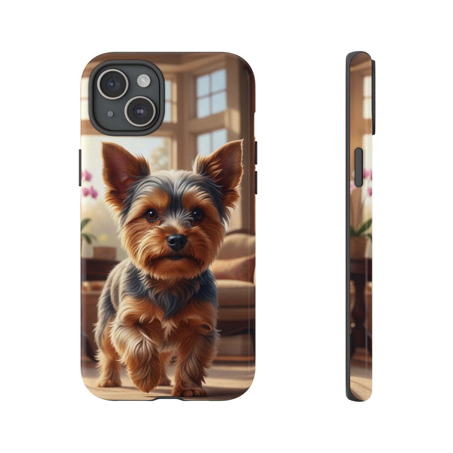 Yorkshire Terrier Phone Case – Cute Yorkie Puppy Tough Case (iPhone, Samsung, Pixel)